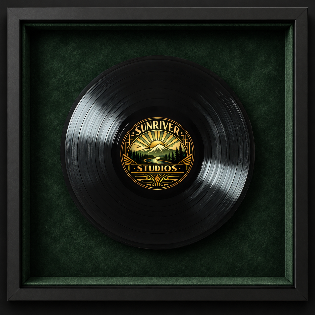Sunriver Studios vinyl album logo